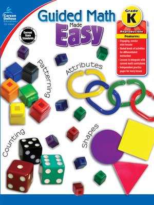 cover image of Guided Math Made Easy, Grade K